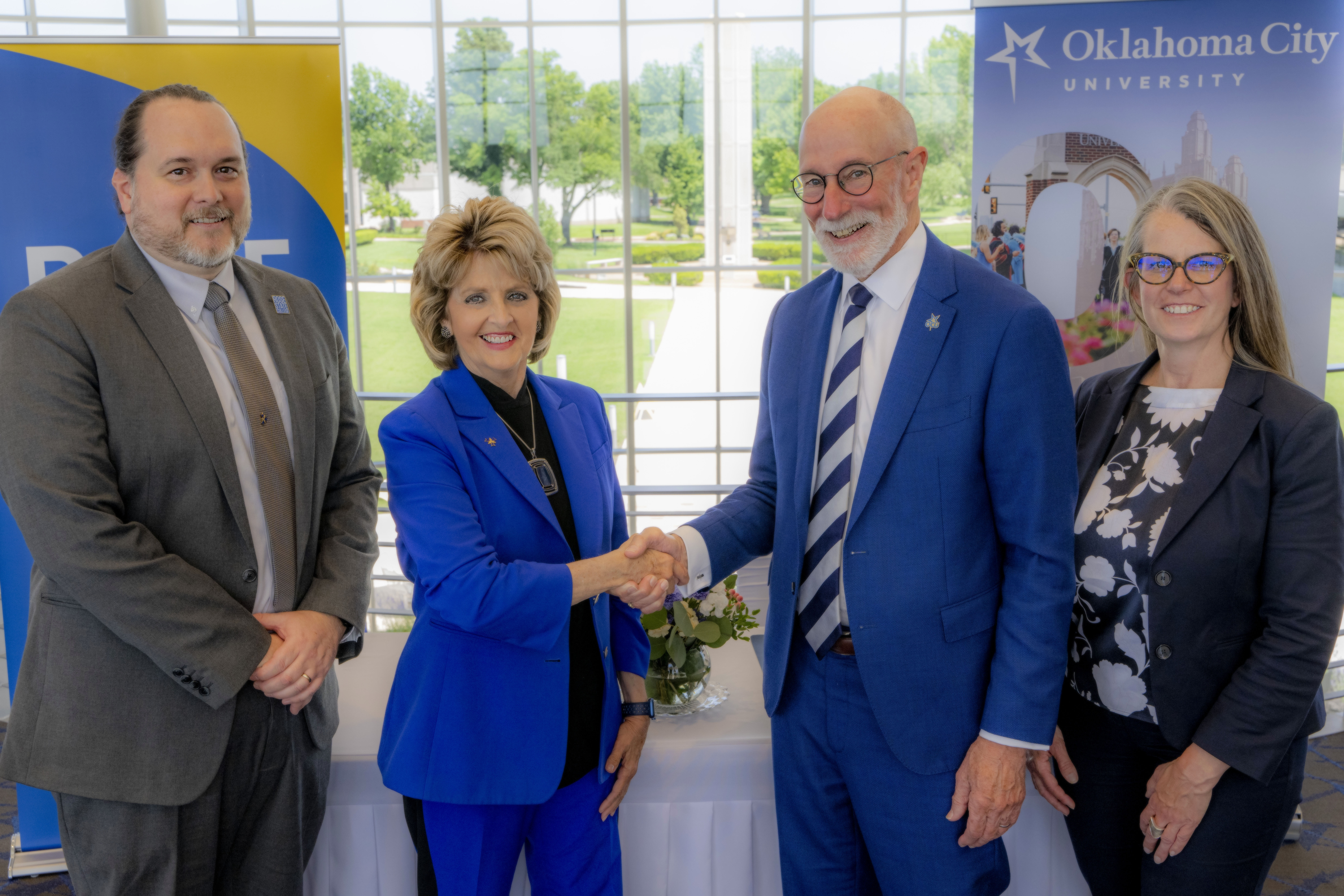 Rose State College and Oklahoma City University Sign Partnership for 14 Degrees