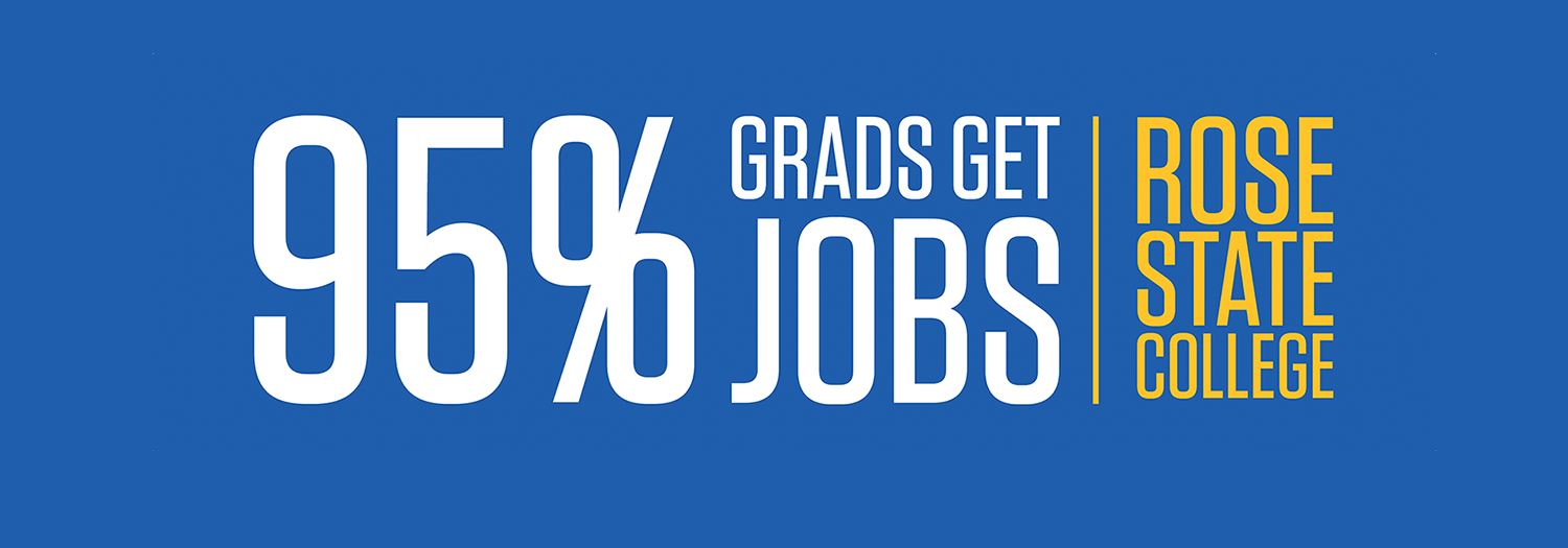 banner image that says "95% graduates get jobs"