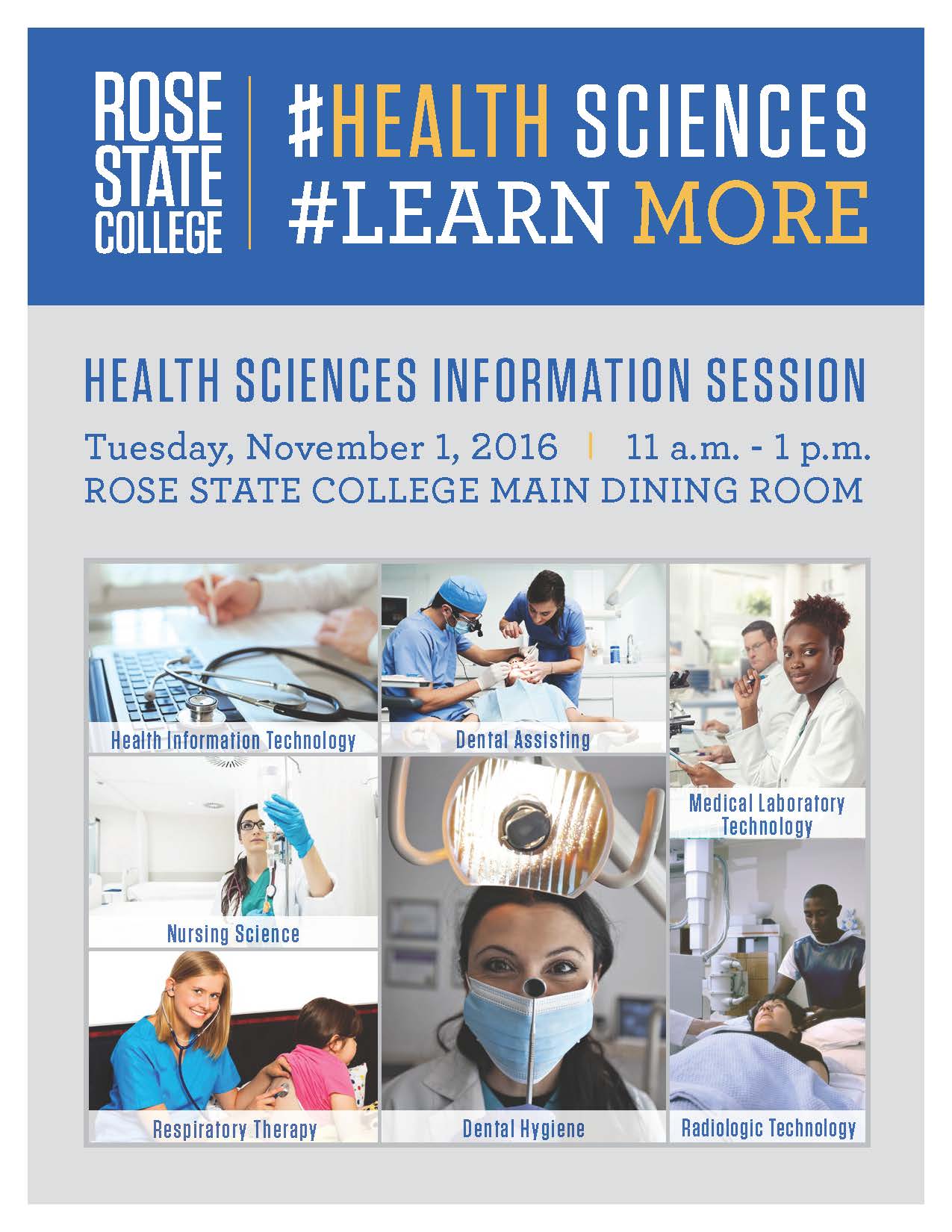 Health Sciences Information Session