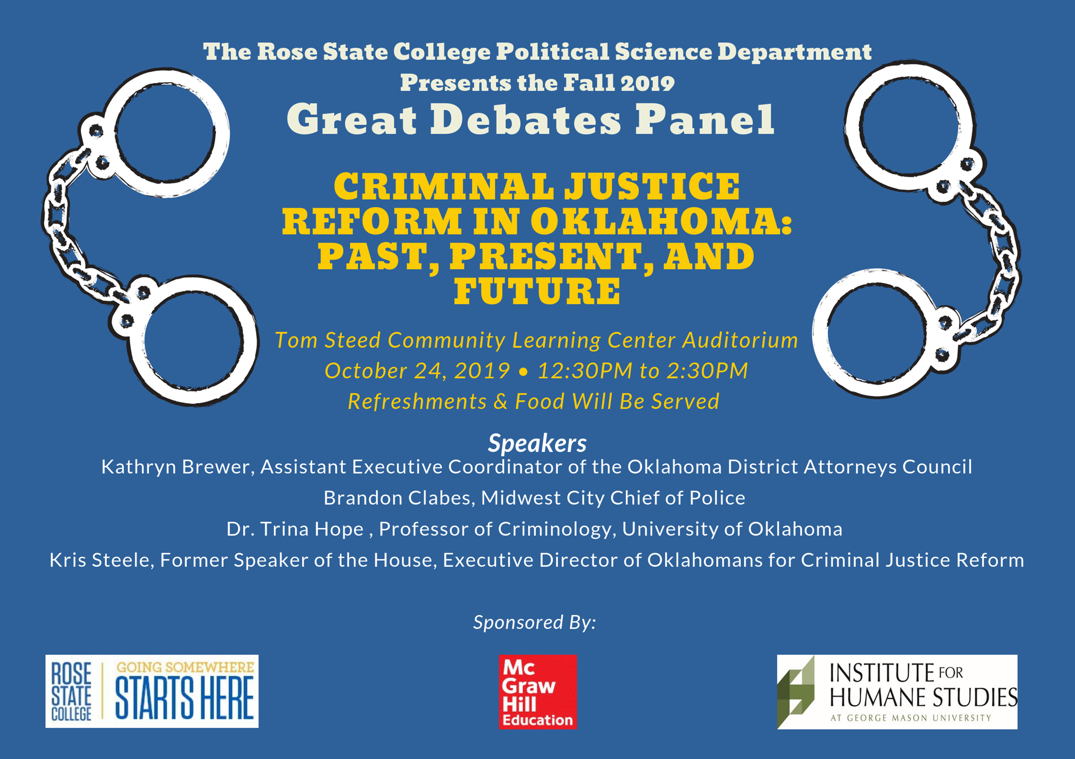 Criminal Justice Reform in Oklahoma - Great Debate Panel