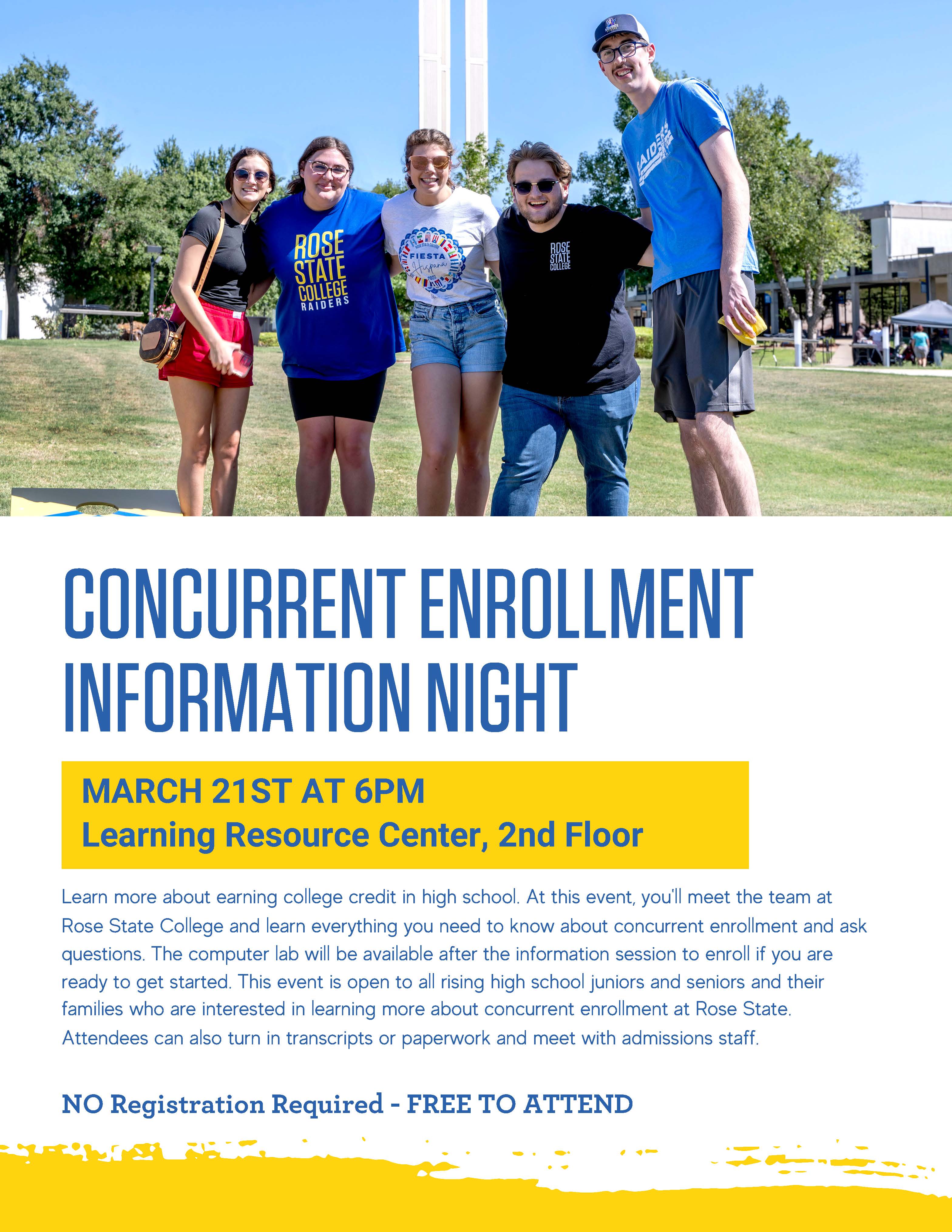 Concurrent Enrollment Information Night