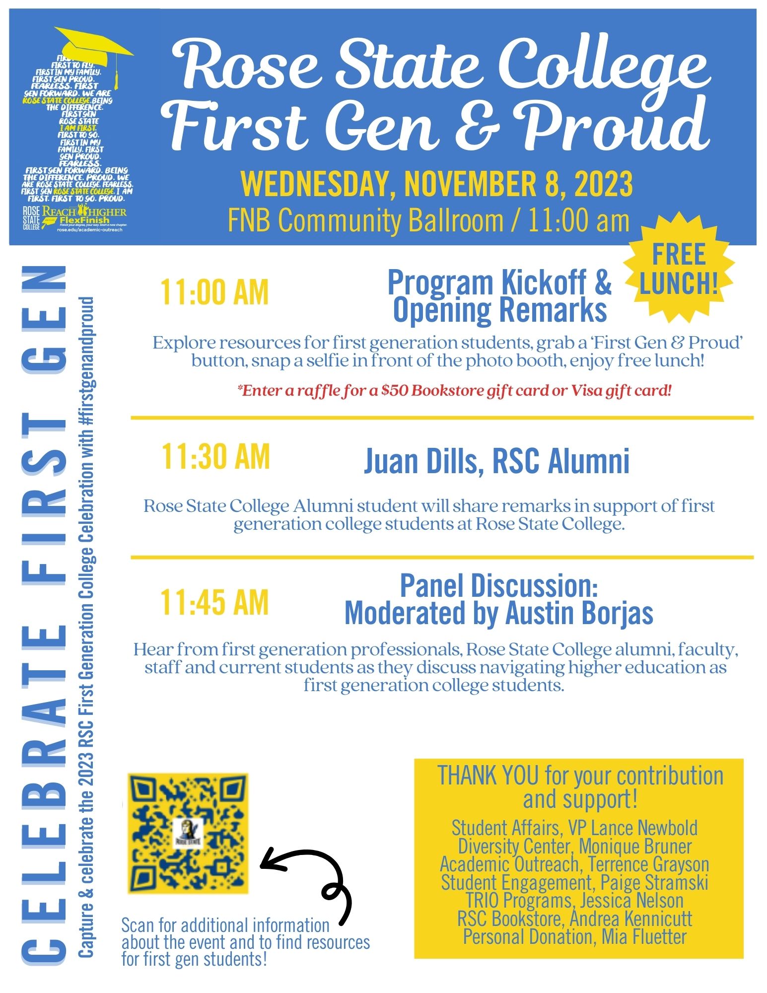 Rose State College First Generation Celebration