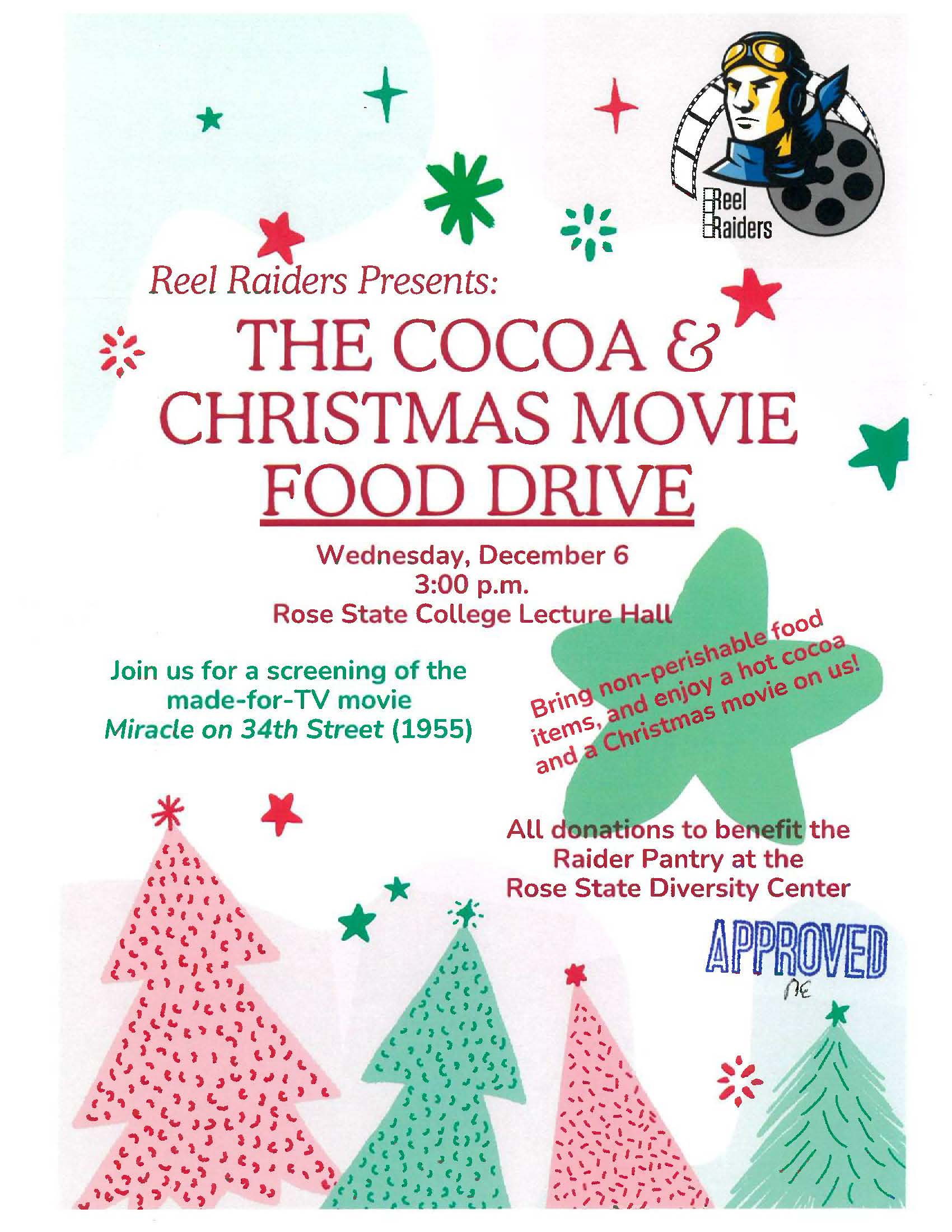 Cocoa & Christmas Movie Food Drive