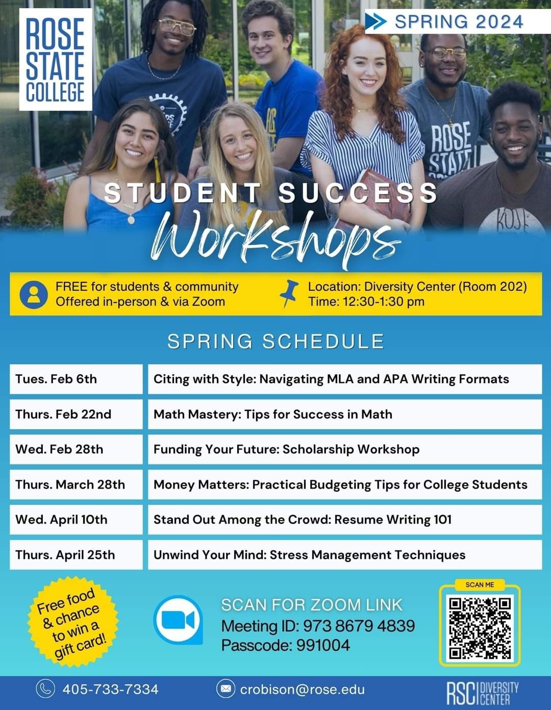 Student Success Workshops