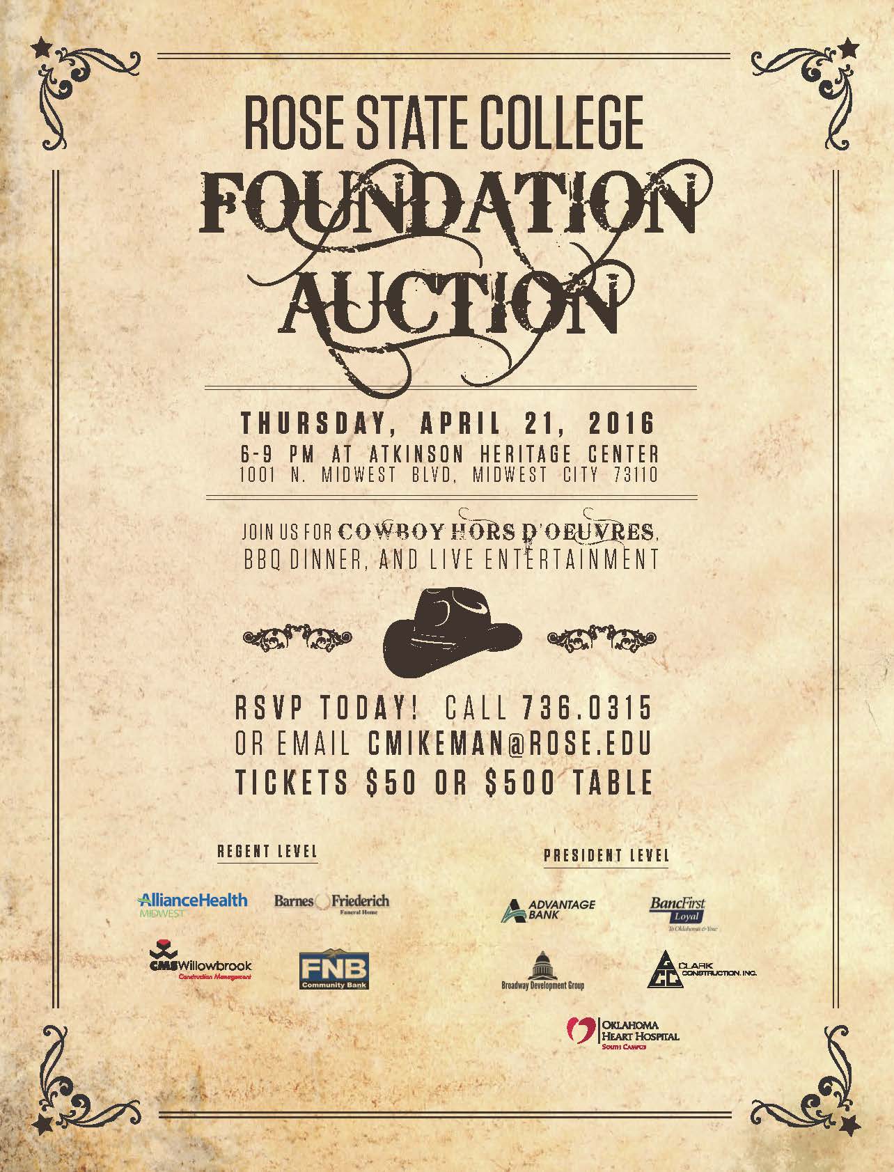 RSC Foundation Auction