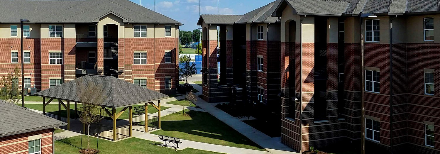 Photo of the student housing complex