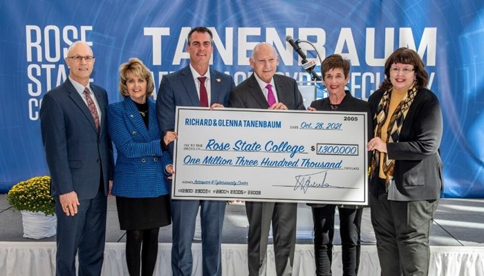 Rose State College To Receive $1.3 Million From The Tanenbaum Family