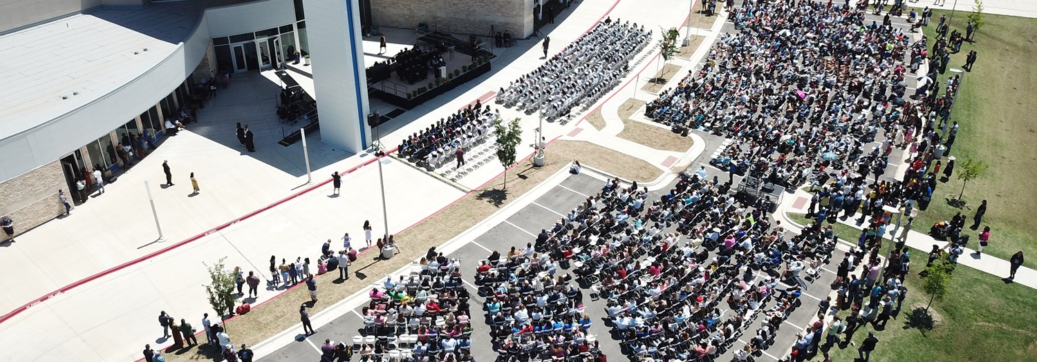 Photo of happy graduates after the ceremony