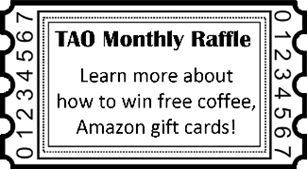 TAO Monthly Raffle - Learn how to win amazon gift cards