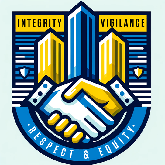 integrity, vigilance, respect, and equity