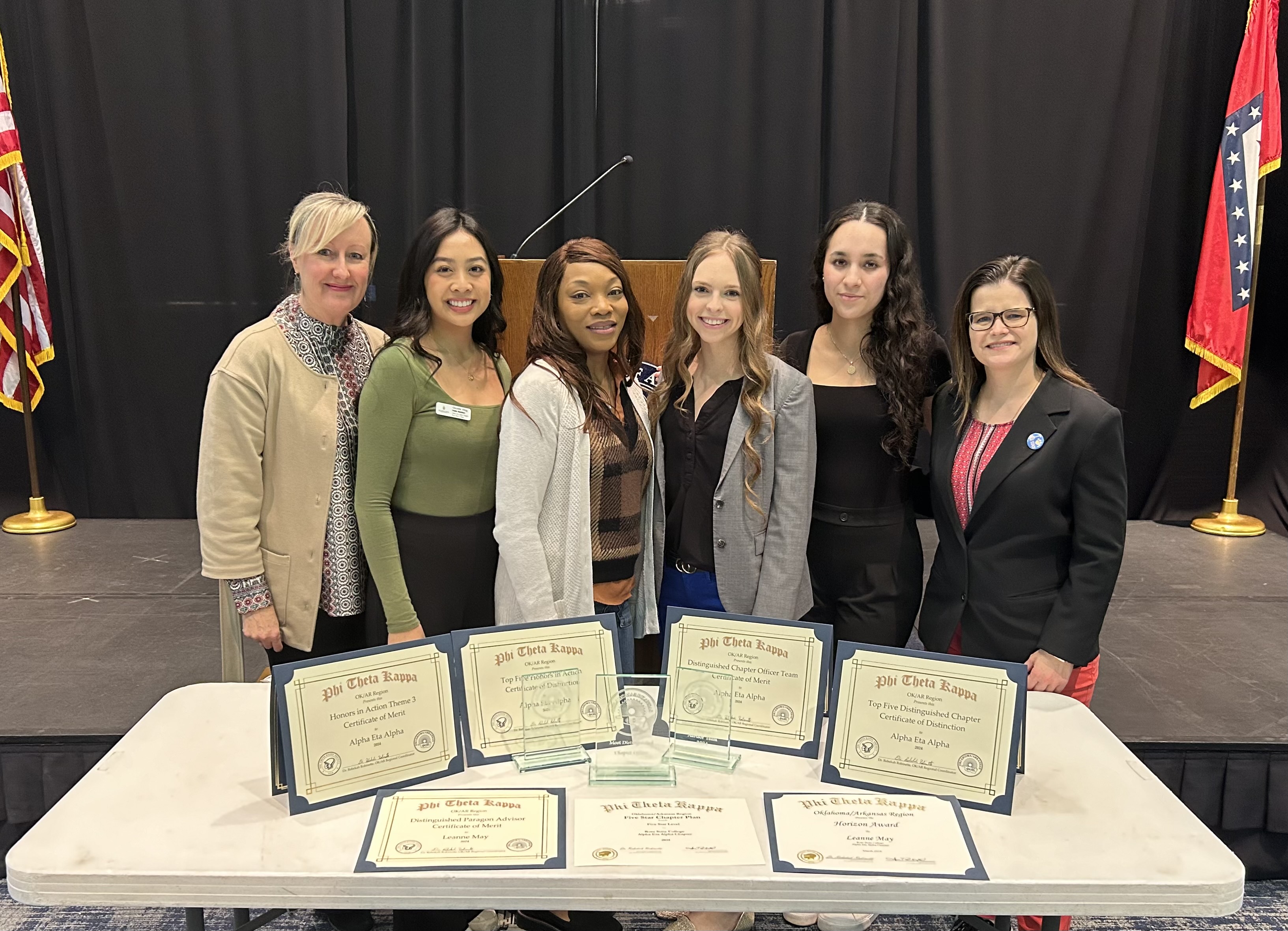 Alpha Eta Alpha Chapter of Phi Theta Kappa Awards