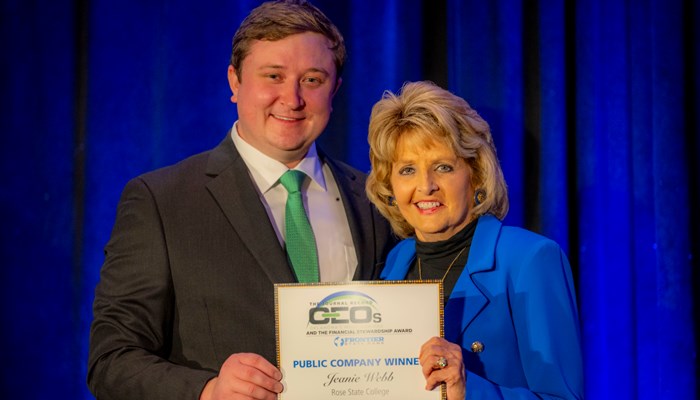 Journal Record Honors Dr. Jeanie Webb Among 2024 Oklahoma’s Most Admired CEOs