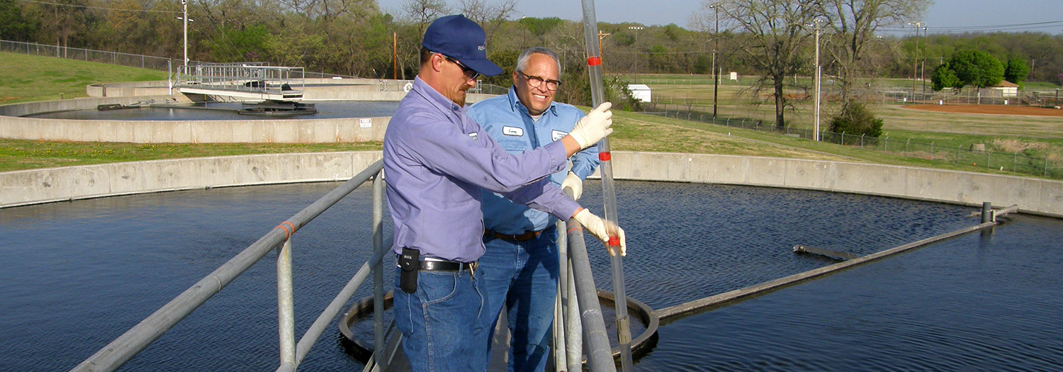 Wastewater workers