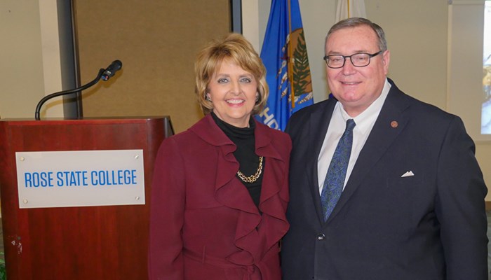 Rose State College Hosts Chancellor for 2019 Legislative Agenda  